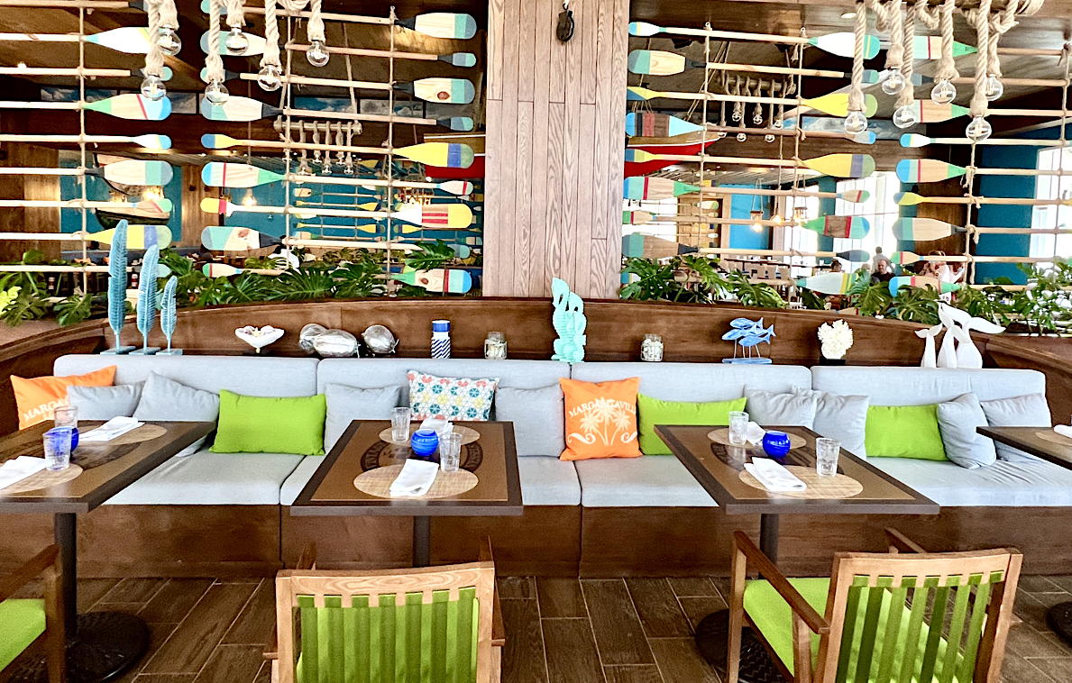 The Boathouse, a nautical-themed venue with all-day food stations. (Pax Global Media)